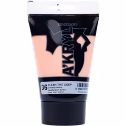 Renesans-A'kryl satin 100 ML-36-FLESH TINT DEEP
