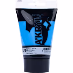 Renesans-A'kryl satin 100 ML-38-ROYAL BLUE