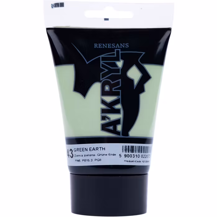 Renesans-A'kryl satin 100 ML-43-GREEN EARTH