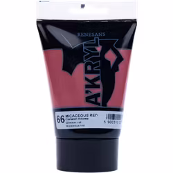 Renesans-A'kryl irideescent 100 ML-66-MICACEOUS RED