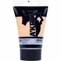 Renesans-A'kryl iridescent 100 ML-58-SILVER GOLD