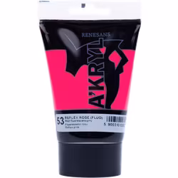 Renesans-A'kryl Reflex 100 ML-53-REFLEX ROSE (FLUO)