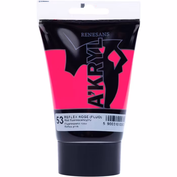 Renesans-A'kryl Reflex 100 ML-53-REFLEX ROSE (FLUO)