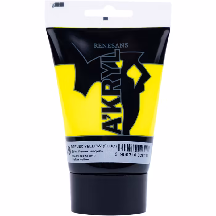 Renesans-A'kryl Reflex 100 ML-49-REFLEX YELLOW (FLUO)