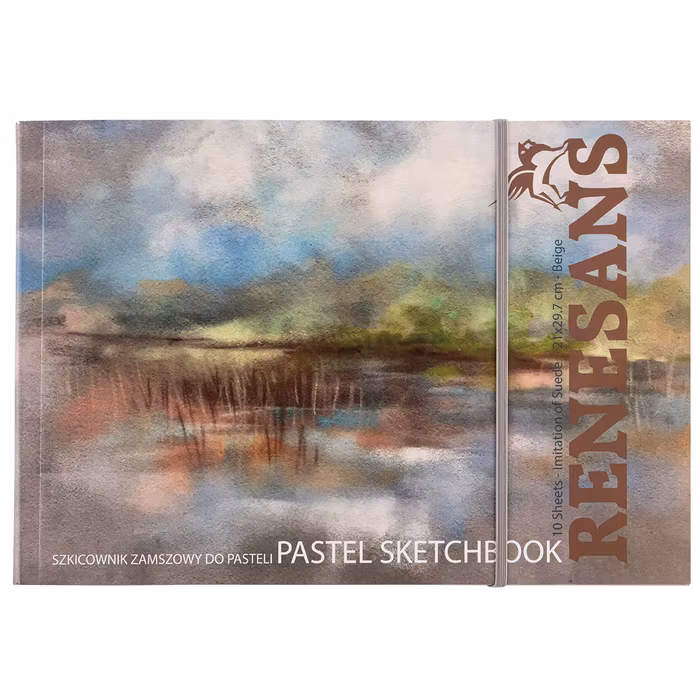 Renesans-pastell pad block 10 st mocka-A4