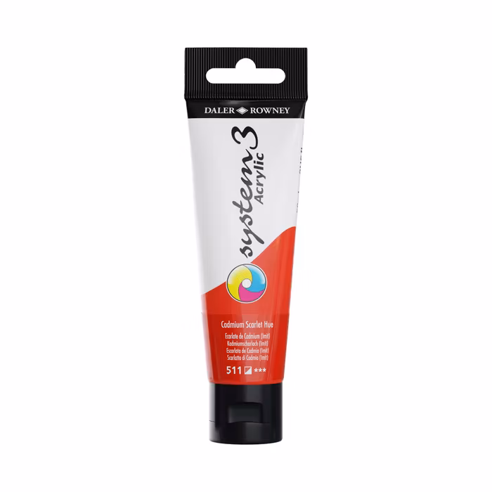 System3-511-59 ml Cadmium Scarlet (Hue)