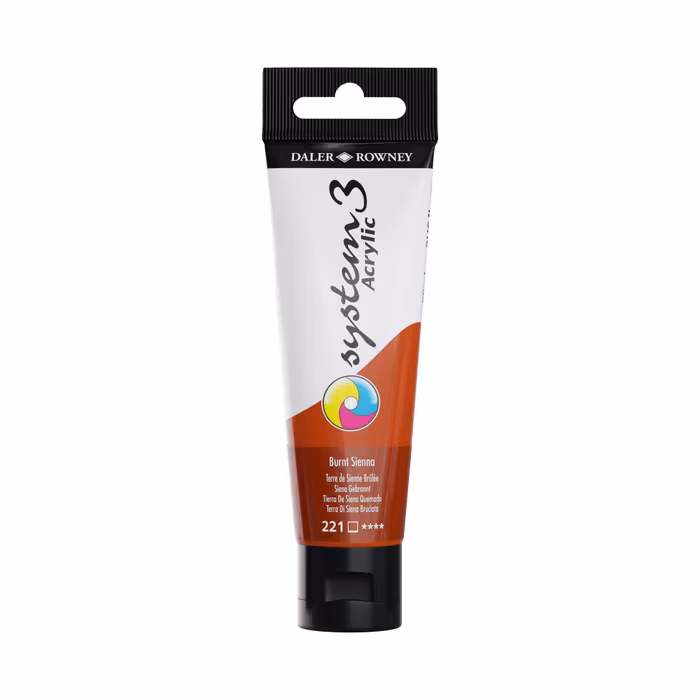 System3-221-59 ml Burnt Sienna