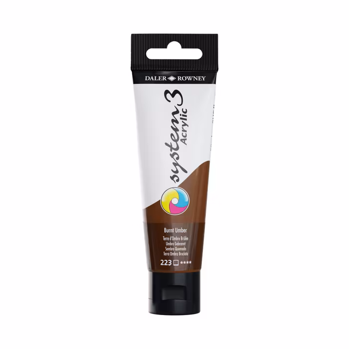 System3-223-59 ml Burnt Umber