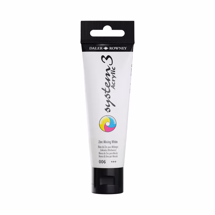 System3-006-59 ml Zinc Mixing White