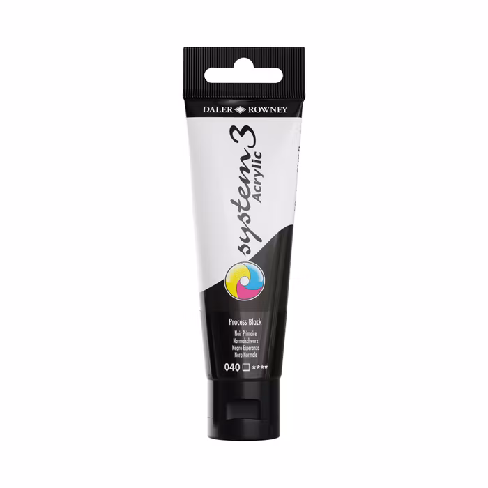 System3-040-59 ml Process Black