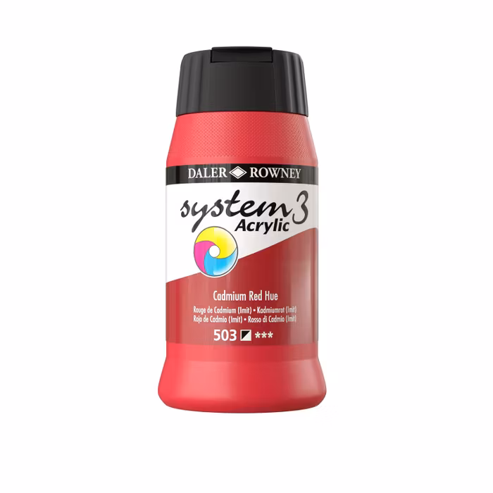 System3-503-500 ml Cadmium Red Hue