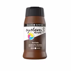 System3-223-500 ml Burnt Umber