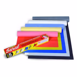 Kalkerpapper Saral-Roll White 4 ark-30,5x90,5cm