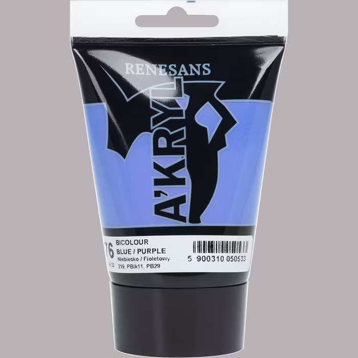 A'KRYL - BICOLOUR 100 ML 76 BLUE/PURPLE
