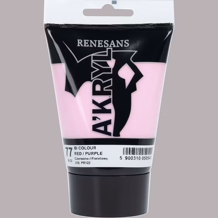 A'KRYL - BICOLOUR 100 ML 77 RED/PURPLE
