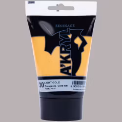 Renesans-A'KRYL SATINE 100 ML-30 LIGHT GOLD