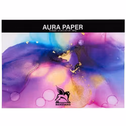 Renesans-Aura-Papper för alcohol ink-10 st 300gram-A4  (21 x 29,7 cm)