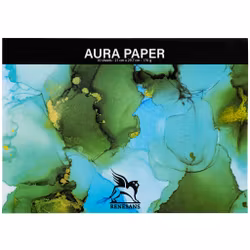 Renesans-Aura-Papper för alcohol ink-10 st 170gram-A4  (21 x 29,7 cm)