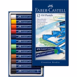 Oljepastell-12 st-Faber Castell