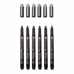 Micron-Black edition-6st med fodral