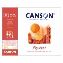 Canson-oljepapper-33x41cm-290g-10st