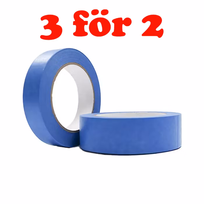 Maskeringstejp-washi-syrafri-Blå-2 cm x 50 meter