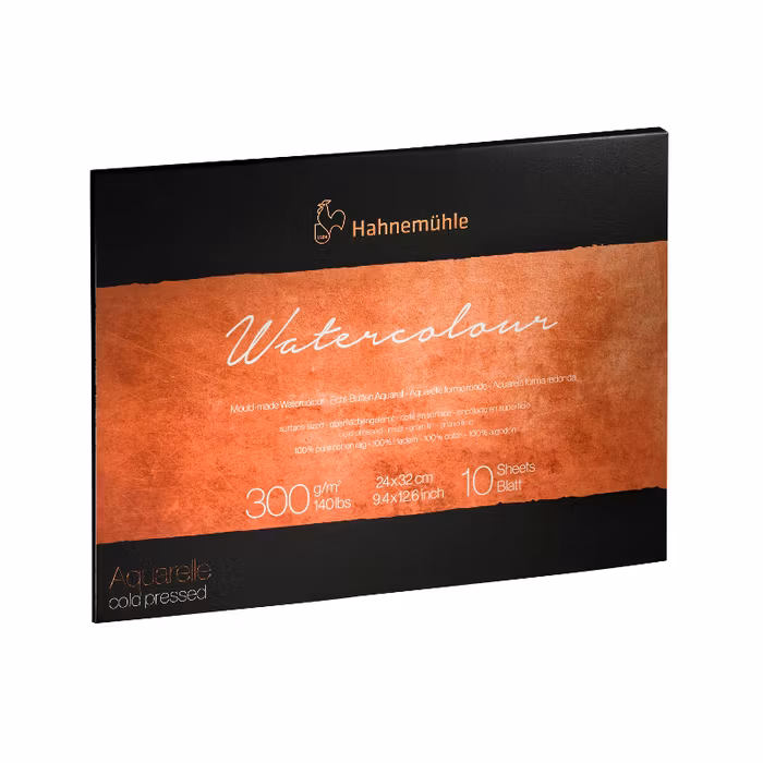 Hahnemuhle-36x48cm-coldpressed-300g-10st