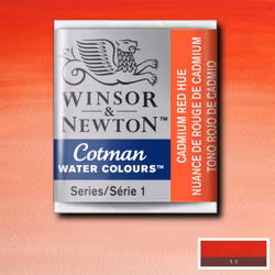 Akvarellfärg Cotman 1/2-kopp Cadmium red hue 095