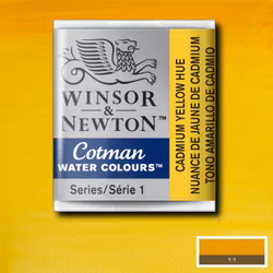 Akvarellfärg Cotman 1/2-kopp Cadmium yellow hue 109