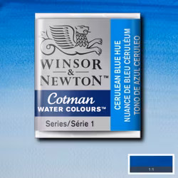 Akvarellfärg Cotman 1/2-kopp Cerulean blue hue 139