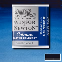 Akvarellfärg Cotman 1/2-kopp Prussian blue 538