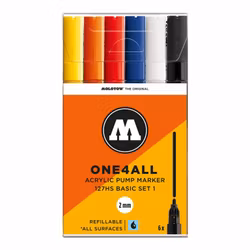 Molotow ONE4ALL-Pennor 6-pack