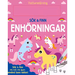 ENHÖRNINGAR-Sök & finn-Vattenmålning