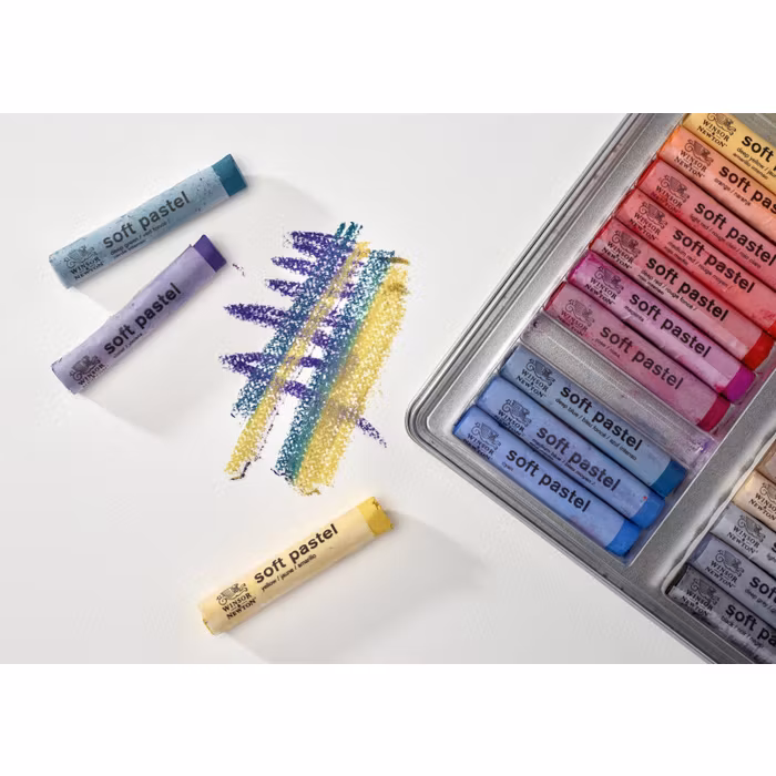 Soft pastell-set om 30st-winsor & Newton