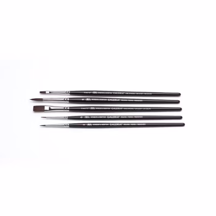 Syntetpenselset Galeria Pack x 5 Short Handle