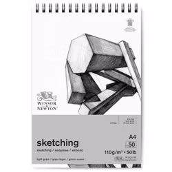 Skissblock Winsor & Newton Sketching Spiral 110g A4 50ark