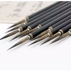 Jonaspenseln 1 st - Kalligrafipensel för akvarell-Ekorrhår-storlek medium