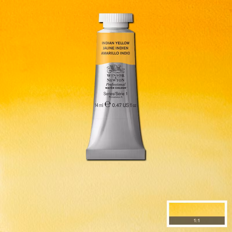 Akvarellfärg Winsor & Newton Prof. 14ml  Indian yellow 319 (3F) S1