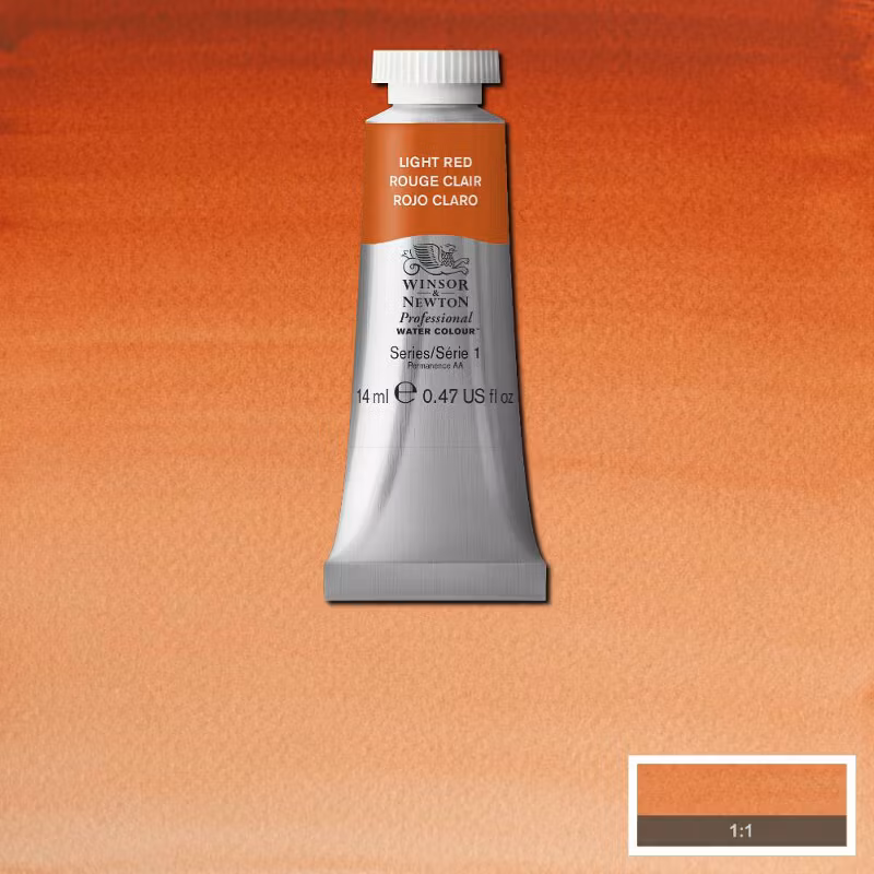 Akvarellfärg Winsor & Newton Prof. 14ml  Light red     362 (3F) S1