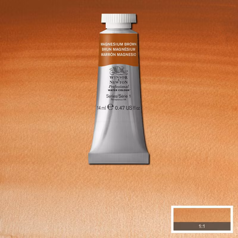 Akvarellfärg Winsor & Newton Prof. 14ml  Magnesium Brown 381 (3F) S1