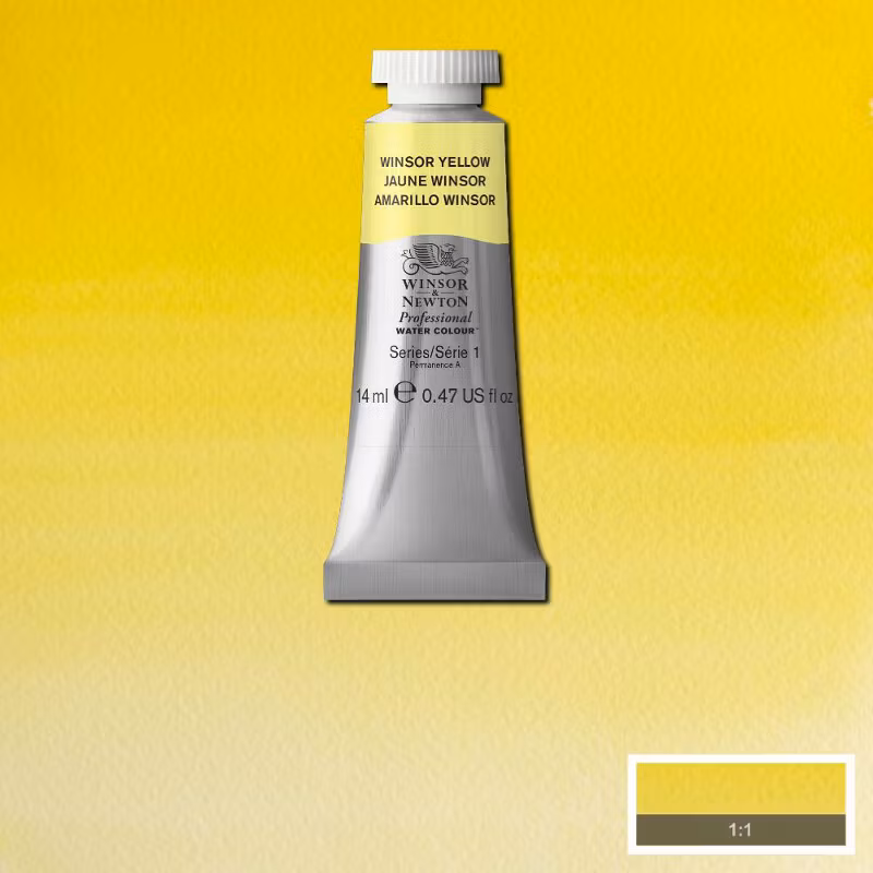 Akvarellfärg Winsor & Newton Prof. 14ml  Winsor yellow 730 (3F) * S1