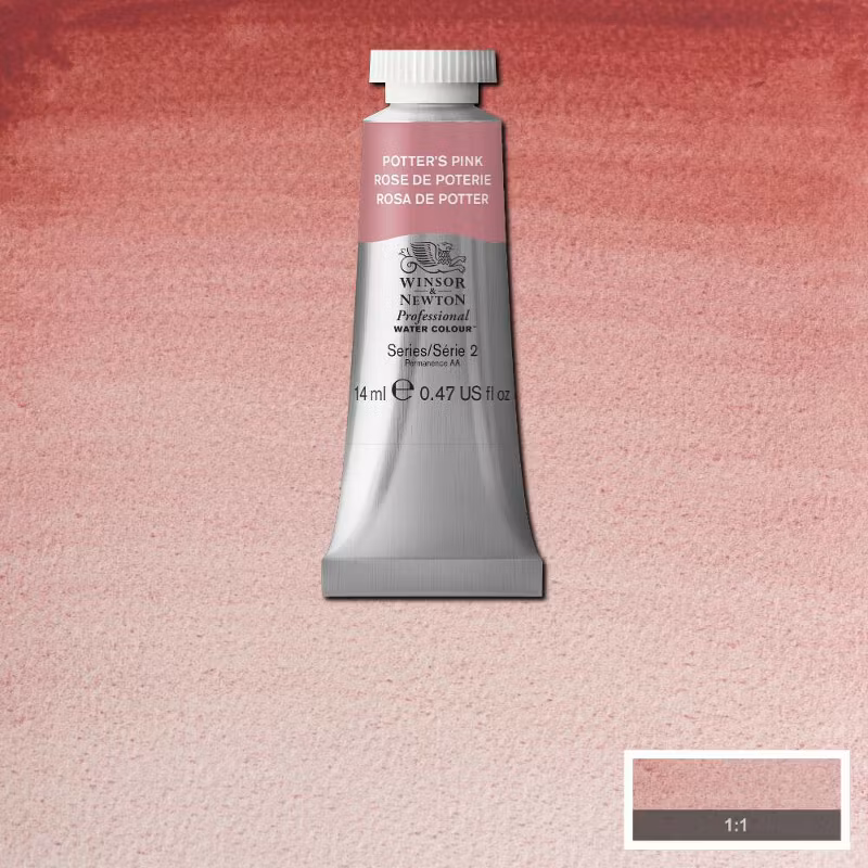Akvarellfärg Winsor & Newton Prof. 14ml  Potters Pink 537 (3F) S2