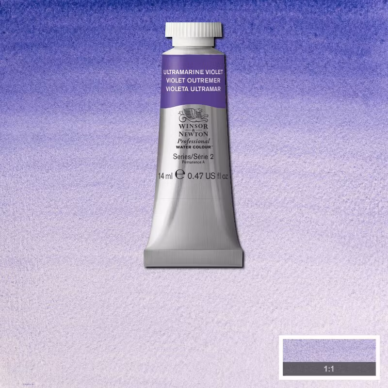 Akvarellfärg Winsor & Newton Prof. 14ml  Ultramarine violet 672 (3F) S2