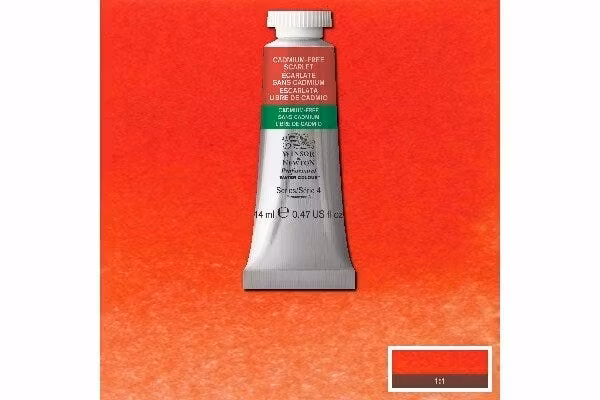 Akvarellfärg Winsor & Newton Prof. 14ml  cadmium-free scarlet 903 (3F)