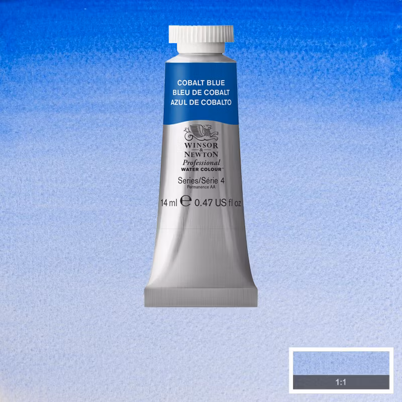 Akvarellfärg Winsor & Newton Prof. 14ml  Cobalt blue 178 (3F) S4