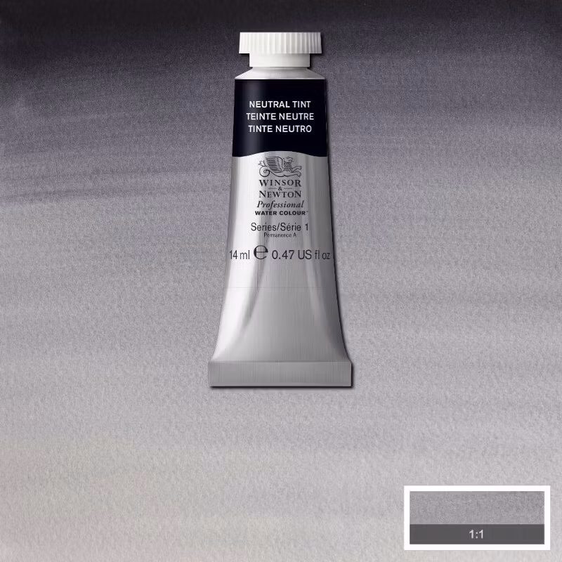 Akvarellfärg Winsor & Newton Prof. 14ml  Neutral tint 430 (3F) S1