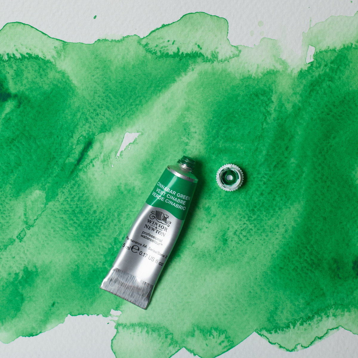 Akvarellfärg Winsor & Newton Prof. 14ml Cinnabar Green 420 (3F) S2