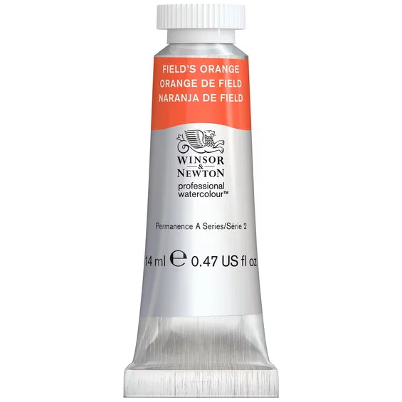 Akvarellfärg Winsor & Newton Prof. 14ml Field´s Orange 418 (3F) S2