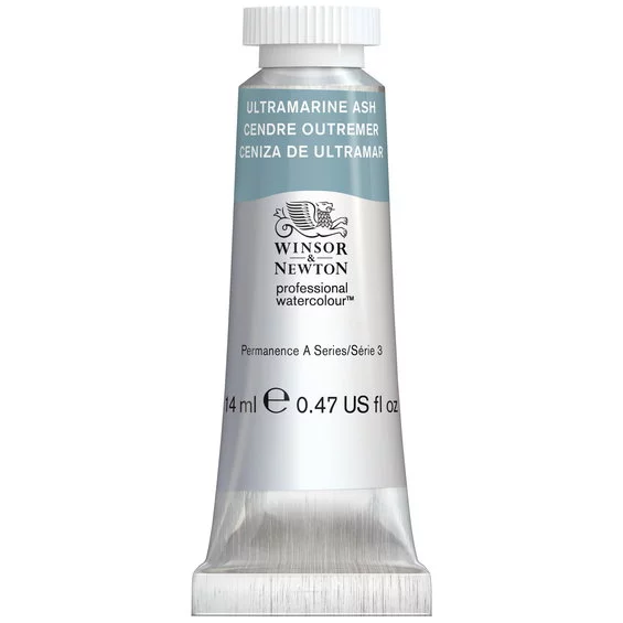 Akvarellfärg Winsor & Newton Prof. 14ml Ultramarine Ash 424 (3F) S3 (105424)
