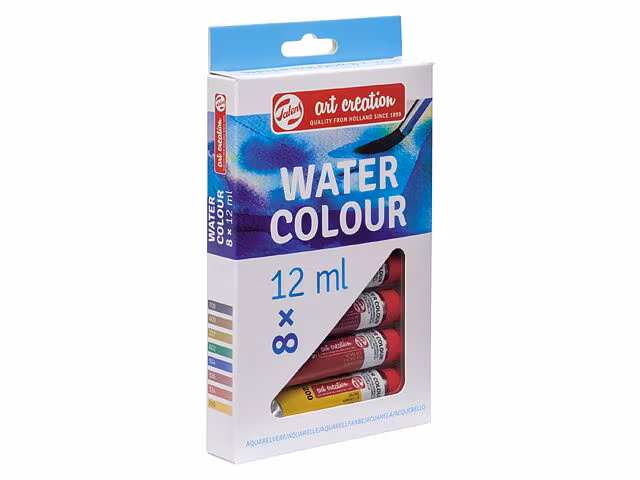 Talens-watercolour set 8 x 12 ml